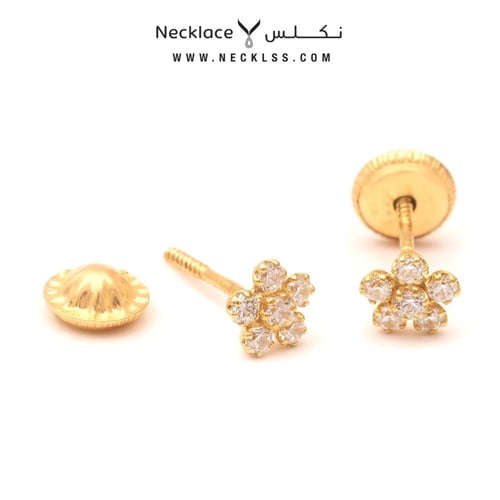 حلق ذهب اطفال طبي عيار 18 (ER.5136)