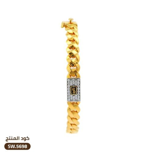 سوار موناكو ذهب عيار 21 (SW.5698)