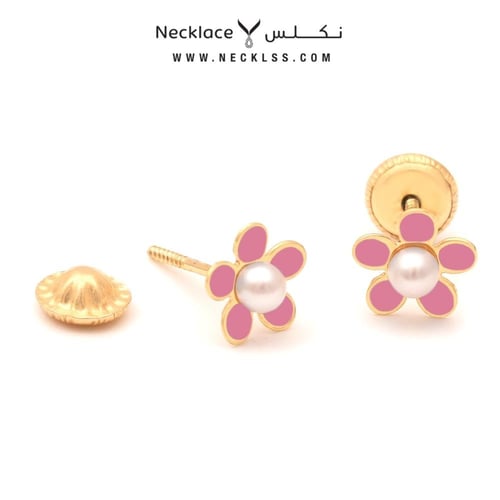 حلق ذهب اطفال طبي عيار 18 (ER.5138)