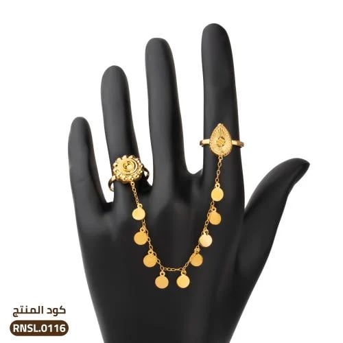 خواتم أوتار فضة عيار 925 مقاس حر (RNSL-0116)