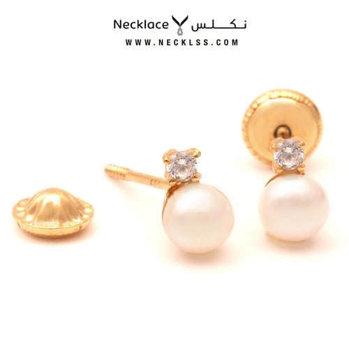 حلق ذهب اطفال طبي عيار 18 (ER.5098)