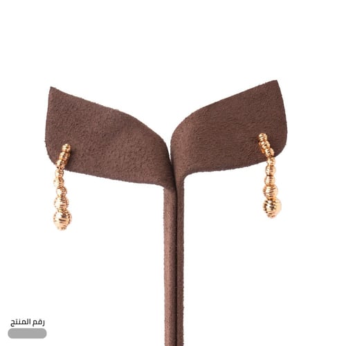 طقم ذهب عيار 21 تصميم كرات ذهبية فريد (TK.5295)