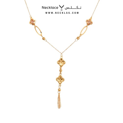 قلادة ذهب أنيقة عيار 21 (NC.5854)