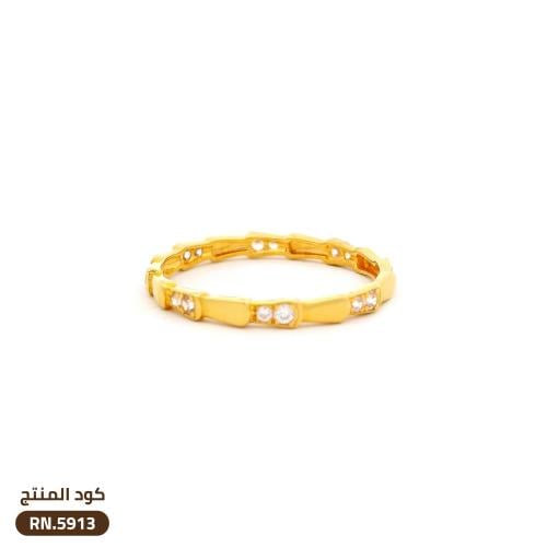 خاتم اترينتي ذهب عيار 21(RN.5913)