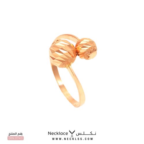 خاتم ذهب عيار 21 (RN.0741)