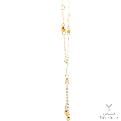 قلادة ذهب عيار 21 بلمسة رقيقة فاخرة (NC.5600)