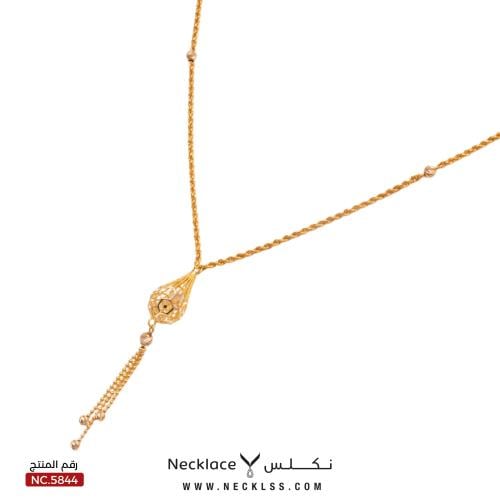 قلادة ذهب عيار 21 (NC.5844)