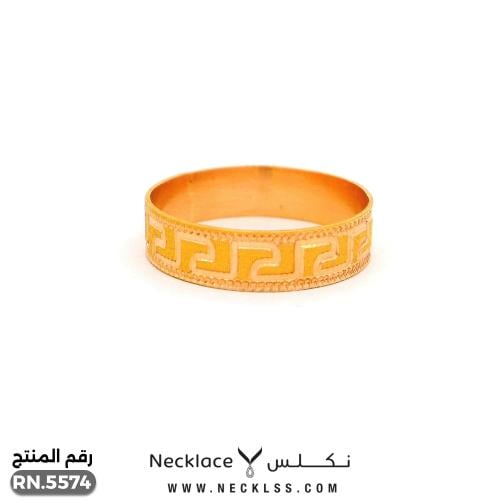 دبلة ذهب سعر مناسب عيار 21 (RN.5574)