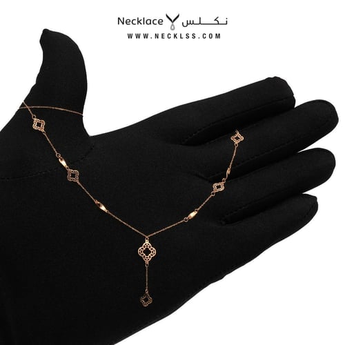 قلادة ذهب عيار 21 من نكلس فخامة خالدة تليق بكِ (NC...