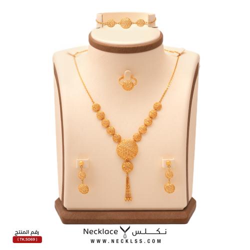 طقم ذهب عيار 21 (TK.5069)