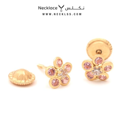 حلق ذهب اطفال طبي عيار 18 (ER.5164)