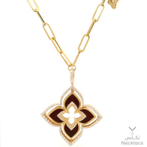 قلادة ذهب عيار 18 (NC.5366)