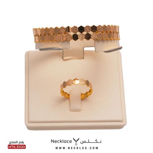نصف طقم ذهب عيار 21 (HTK.5100)