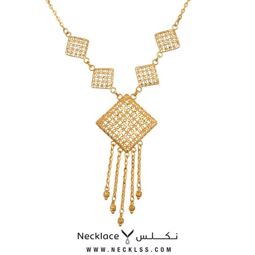 طقم ذهب بتصميم فاخر عيار 21 (TK.5247)