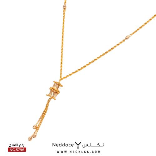 قلادة ذهب عيار 21 (NC.5796)