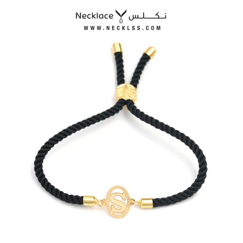 اسوارة صمم حرفك بإطار ذهبي عيار 18 (SW.0510)