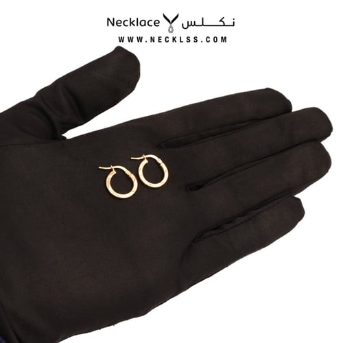 حلق ذهب عيار 18 (ER.0417)