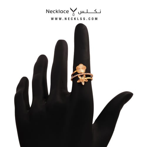 خاتم ذهب عيار 21 لازوردي (RNLZ.0210)