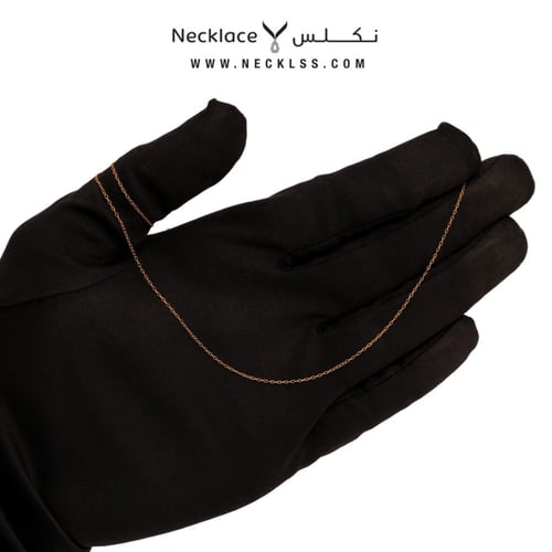 سلسال ذهب عيار21 متألق وفخم (SL.0056)