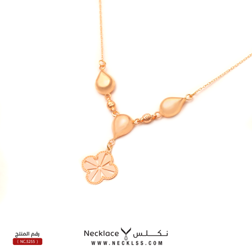 قلادة ذهب عيار 21 فخمة من نكلس (NC.5255)