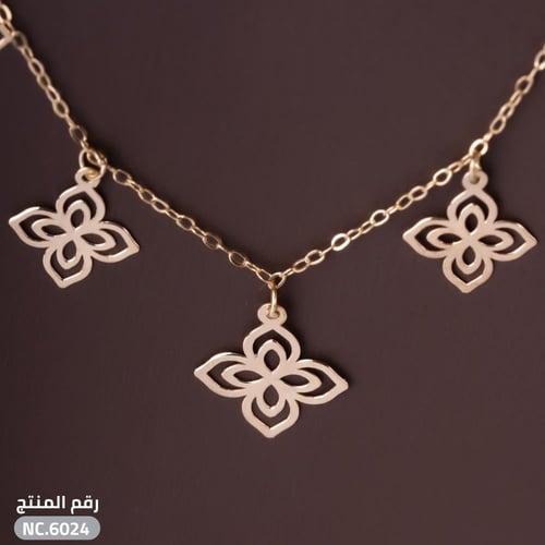 قلادة ذهب عيار 21 بتصميم عصري ولمسة أناقة (NC.6024...