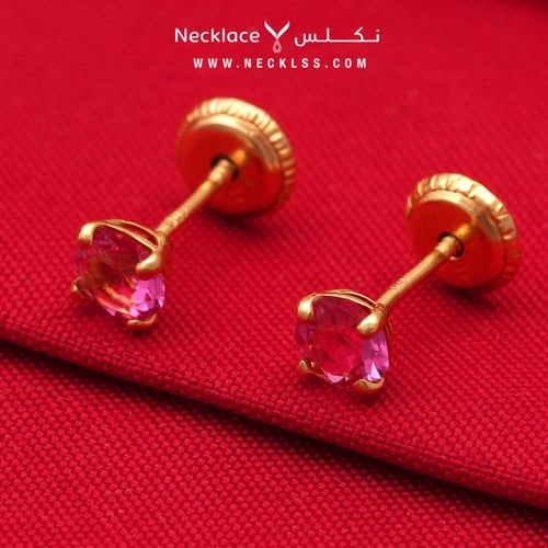 حلق ذهب اطفال طبي عيار 18 (ER.5149)