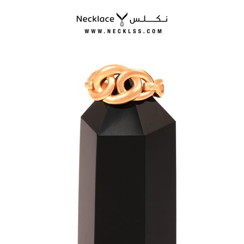 خاتم ذهب عيار21 لازوردي (RNLZ.0195)