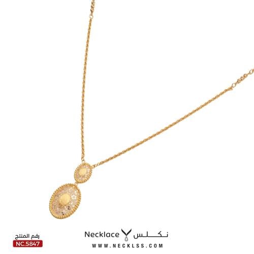 قلادة ذهب عيار 21 (NC.5847)