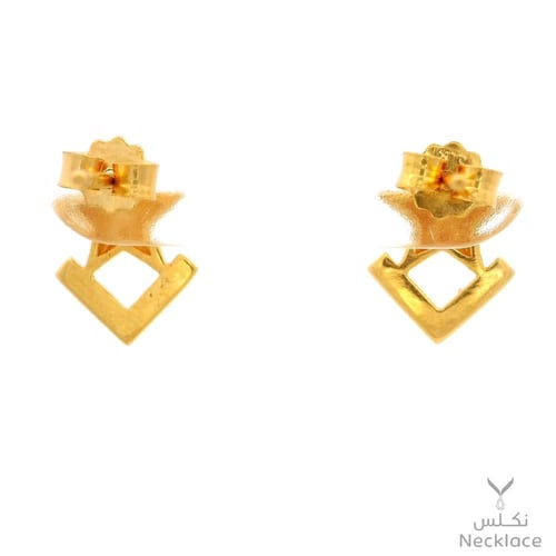 حلق ذهب عيار 21 (ER.5301)