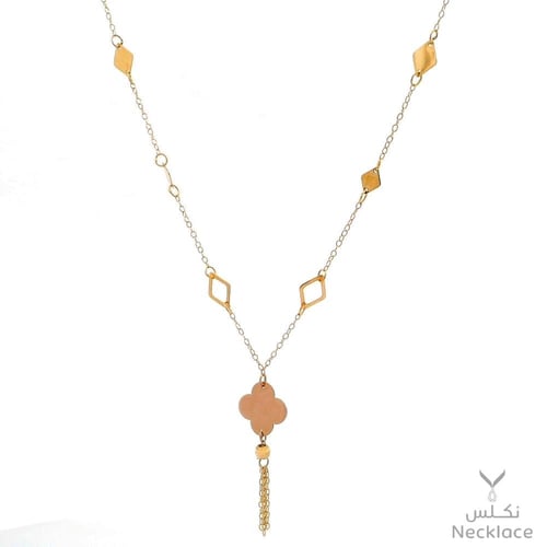 قلادة ذهب عيار 21 بتصميم كلاسيكي عصري فخم (NC.5597...
