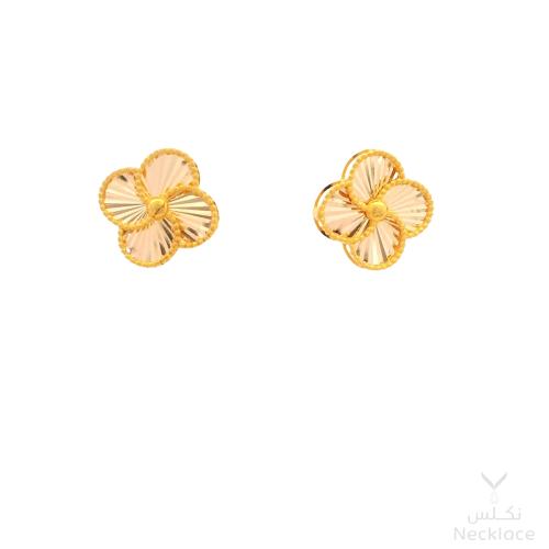 حلق ذهب عيار 21 (ER.5378)