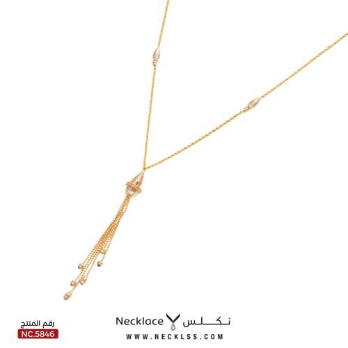 قلادة ذهب عيار 21 (NC.5846)
