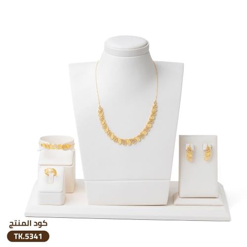 طقم فاخر ذهب عيار 21 (TK.5341)