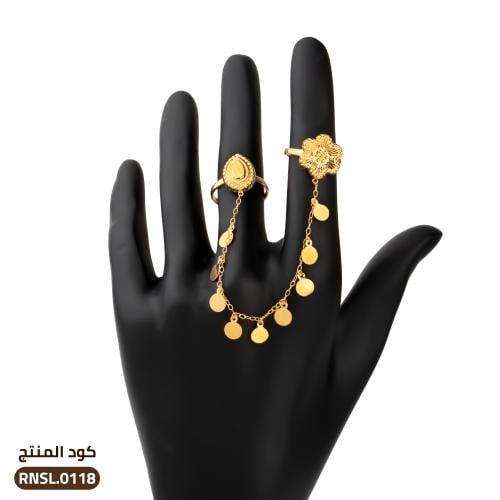 خواتم أوتار فضة عيار 925 مقاس حر (RNSL-0118)