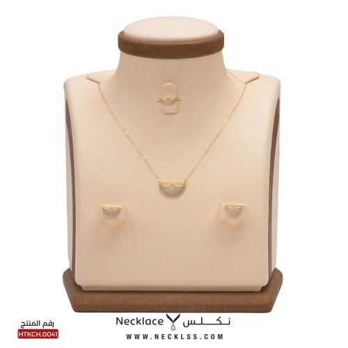 نصف طقم اطفال ذهب عيار 18 (HTKCH.0041)