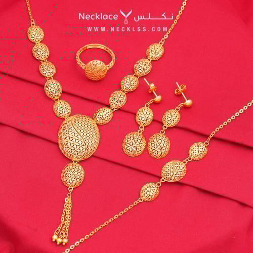 طقم ذهب عيار 21 أنيق (TKAF-A.5023)