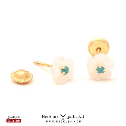 حلق ذهب اطفال طبي عيار 18 (ER.5120)