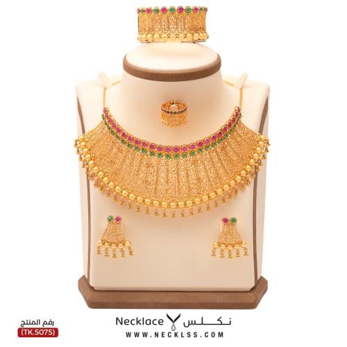 طقم ذهب عيار 21 (TK.5075)