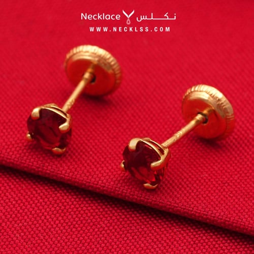 حلق ذهب اطفال طبي عيار 18 (ER.5149)