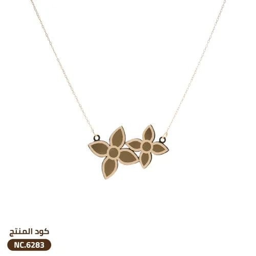 قلادة الزهور ذهب عيار 18 (NC.6283)