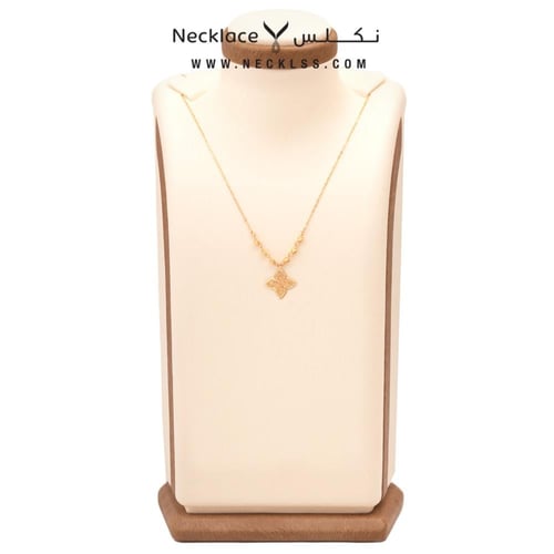 قلادة ذهب عيار 21 أنيقة (NC.1434)