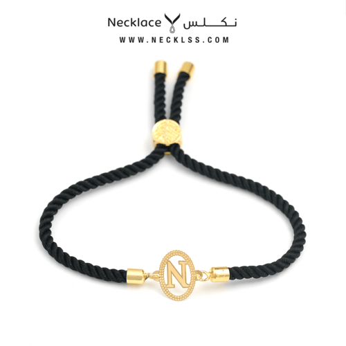 اسوارة صمم حرفك بإطار ذهبي عيار 18 (SW.0510)