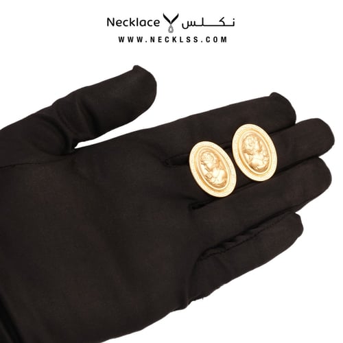 حلق ذهب عيار 18 (ER.0423)