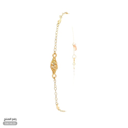 سوارة بزخارف فخمة ذهب عيار 21 (SW.5629)