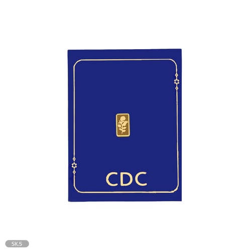 سبيكة ذهب عيار 24 وزن 0.05 جرام (SK.5)