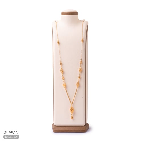 سبحة ذهب عيار 21 تصميم فاخر وفخم (NC.6052)
