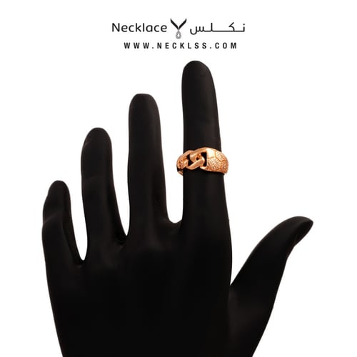 خاتم ذهب لازوردي (RNLZ.0170)