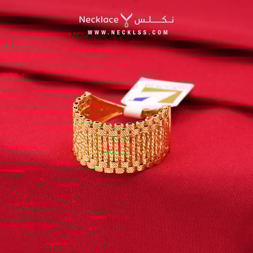 خاتم ذهب عيار21 لازوردي هدايا اون لاين (RNLZ.0262)