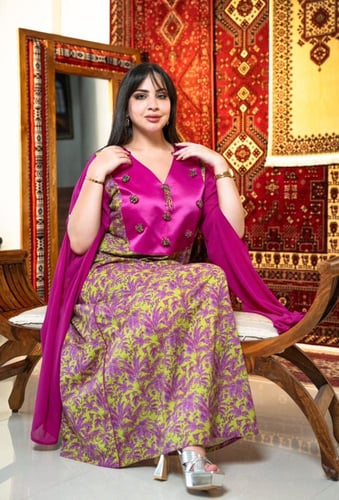 جلابية ملكية فاخرة