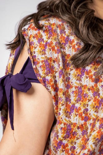 جلابية زهرة البنفسج